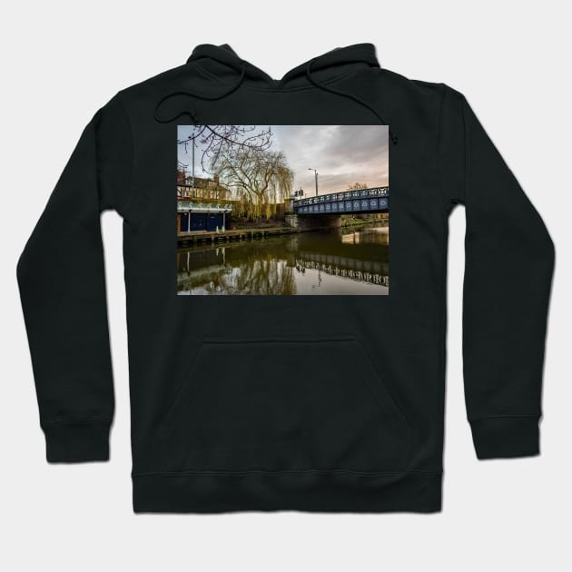 Foundry Bridge over the River Wensum, Norwich Hoodie by yackers1